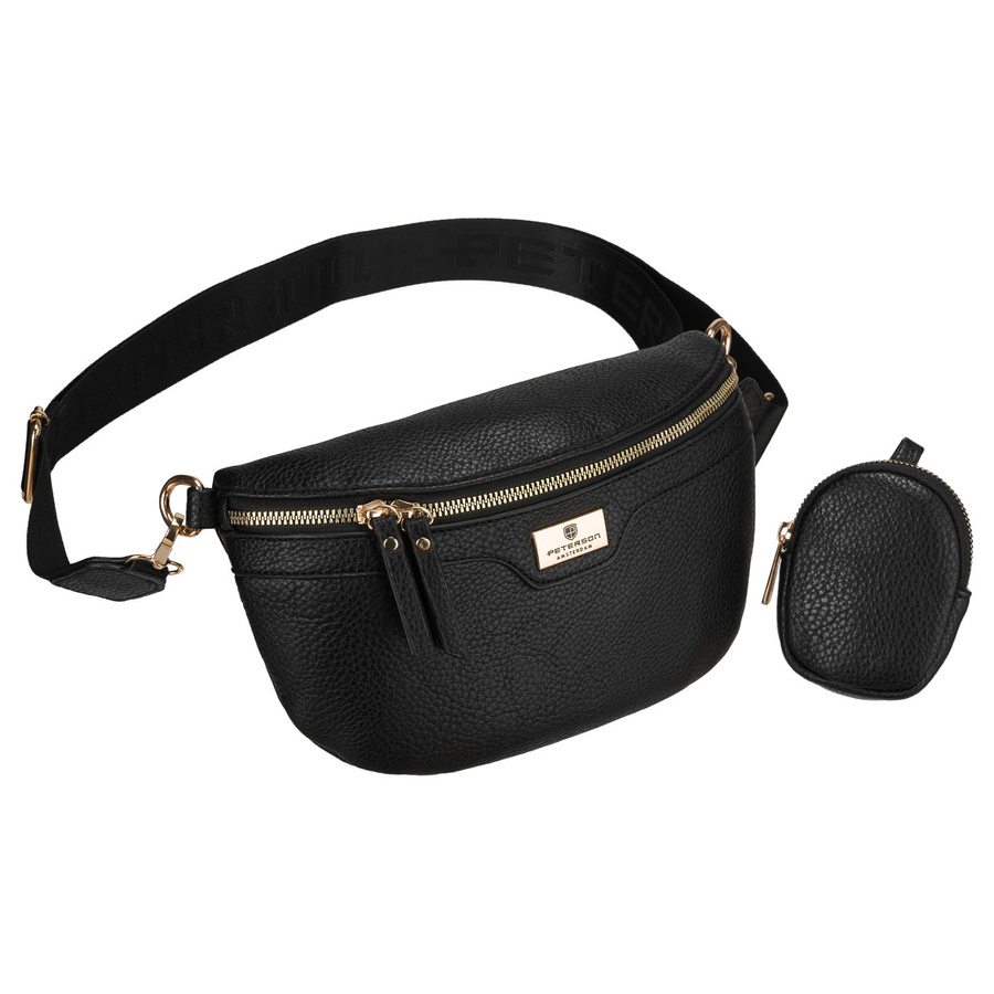 Сумка жіноча поясна PETERSON PTN-MIS-17-Black